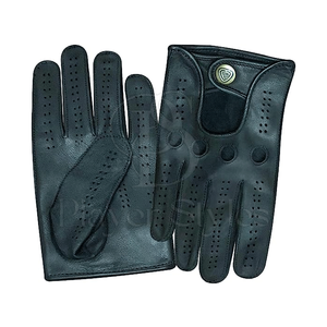 Venta al por mayor de guantes deportivos de carreras de dedo completo personalizados de alta calidad guantes de conducción de cuero de invierno de la mejor calidad para uso en viajes al aire libre - Product Image 2