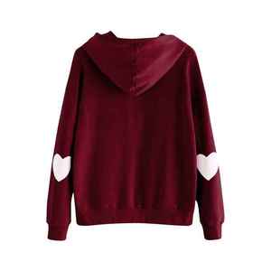 Sudadera con capucha de moda para mujer estilo jersey con bolsillo de canguro diseño de lana cálido cómodo y de moda para usar al aire libre - Product Image 5