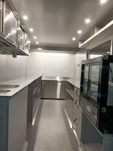 Remorque alimentaire mobile pour grillades et restauration rapide, entièrement équipée, en acier inoxydable, multifonctionnelle, avec suivi GPS, pour vente de rue, cuisine complète - Product Image 4