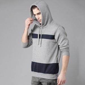 เสื้อสวมหัวมีฮู้ดลายทางแฟชั่นลำลองของผู้ชายเสื้อสเวตเชิ้ตแนวสตรีทมีสไตล์สำหรับสวมใส่ในฤดูใบไม้ร่วงและฤดูหนาว - Product Image 4