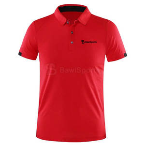 100% coton hommes pour Polo T-Shirt confortable séchage rapide motif solide tricoté matériel - Product Image 1