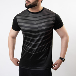 เสื้อยืดแฟชั่นสำหรับผู้ชายเสื้อยืดไมโครไฟเบอร์พิมพ์ซับลิเมชัน - Product Image 6