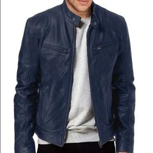 Veste en jean en cuir PU pour hommes pour l'hiver - Product Image 5