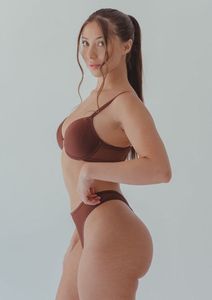 ชุดชั้นในผ้าฝ้ายถักทอลูกไม้กางเกงในเอวต่ำเซ็กซี่ระบายอากาศได้ดีพิมพ์ลายสีพื้นใส่100% - Product Image 2