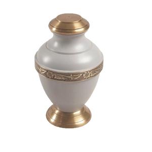High Quality And Top Classic Brass Cremation <b>Keepsake</b> Urns With Pearl And Gold Finished <b>For</b> Human <b>Ashes</b> Funeral Supply - Product Image 5