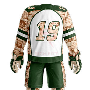 Conjunto de uniforme de hockey sobre hielo para adultos con logotipo personalizado de calidad superior para hombre, ropa deportiva personalizada con nombre de equipo - Product Image 5