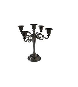 Candelabros de metal de inspiración vintage perfectos para decoración de Bodas de temática rústica y exhibición de velas de mesa elegante - Product Image 1