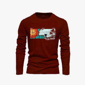 Sudadera de cuello redondo de gran tamaño de algodón 100% de alta calidad para hombre, camisa deportiva cómoda suave personalizada con estampado de letras - Product Image 4