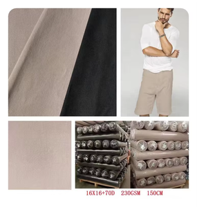 Prix usine haut de gamme 100% coton tissé uni teint tissu afrique marché couleurs unies hommes pantalons en vrac en gros qualité durable - Product Image 6