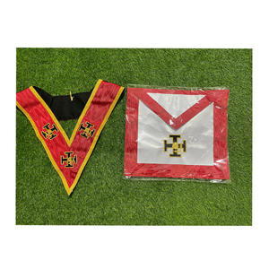 ผ้ากันเปื้อนช่างก่ออิฐแบบมีกระเป๋าปักลายทองและลวดทำมือจากหนังแกะ - Product Image 2