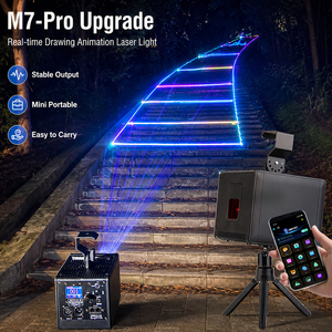 Upgrade M7-Pro 1W-5W RGB Laser Projector with Real Time Drawing 250+ Patterns DMX ILDA for <strong>DJ</strong> Events - Product Image 1