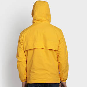 Blouson Bomber Homme en Toile Imprimé Logo Personnalisé Couleur Unie Imperméable Écologique Haute Qualité Hiver avec Poches - Product Image 4