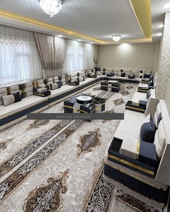 Asientos de piso oriental Sofá étnico Sofá árabe Majlis Sofá de estilo otomano Conjunto árabe Yalsa Asientos de piso oriental de lujo - Product Image 2