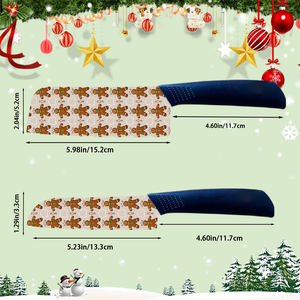 Couteau de chef en céramique fait main, manche en plastique, design ambidextre, compatible lave-vaisselle, durable, usage quotidien, vente en gros d'usine, livraison rapide - Product Image 2