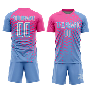 Uniformes de Fútbol Juvenil al por Mayor, Jersey de Secado Rápido con Cuello en V, Pantalones Cortos Cómodos y Transpirables, Conjuntos Unisex, Impresión de Logotipo Personalizado - Product Image 1