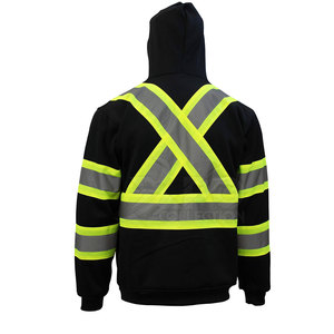 เสื้อมีฮู้ดสำหรับทำงานก่อสร้างแบบระบายอากาศได้ดีมีฮู้ดแบบ Hi VIS - Product Image 2