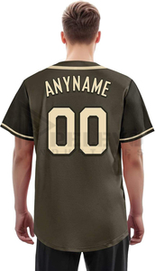 Baseball Jersey <b>for</b> Men Anti-Bacterial Nylon/Cashmere Embroidery/Printing Patriotic Custom Name Number <b>Fan</b> Uniform - Product Image 2