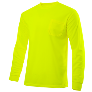 Fluorescent high visibility long sleeve t-<b>shirts</b> <b>men</b> custom workwear uniform unisex hi vis safety work wear t <b>shirt</b> full tees - Product Image 2