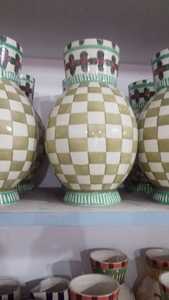 Jarrones de cerámica Art Deco hechos a mano hechos a medida para decoración del hogar arreglos florales centros de mesa elegantes para fines de reventa - Product Image 2