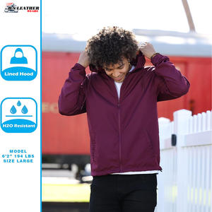 Chaqueta cortavientos ligera para hombre al por mayor | Chaquetas impermeables con capucha para estilo informal y exterior - Product Image 5