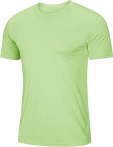 เสื้อยืดแขนสั้นสำหรับผู้ชายและผู้หญิงเสื้อยืด100% โพลีเอสเตอร์ออกแบบโลโก้ได้ตามต้องการเสื้อยืดขนาดและสีที่กำหนดเองได้ - Product Image 3