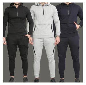 2020 Otoño Moda Diseño personalizado Algodón 2 piezas Jogging Sweatsuit para Unisex Bulk XL con logotipo personalizado - Product Image 6