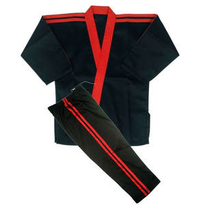 Uniforme de Karate para hombres de alta calidad con logotipo bordado Precio de fábrica para artes marciales - Product Image 1