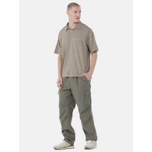 Camiseta de LICRA/poliéster para hombre, jersey de tela transpirable, moda de verano 2024, camiseta informal de manga corta de Color sólido - Product Image 3