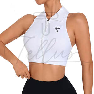 Crop top pour femmes tendance, répondant aux demandes des clients, de haute qualité, formel, écologique, respirant, séchage rapide, en spandex et nylon - Product Image 2
