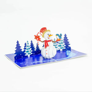 <b>Handmade</b> Laser Cut Folding 3D Pop up <b>Christmas</b> Gift <b>Card</b> Market Price Handicraft Merry <b>Christmas</b> <b>Cards</b> - Product Image 1