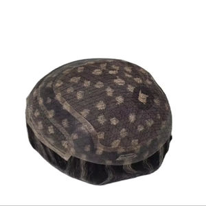 Perruque et toupet 100% cheveux humains, cheveux vierges chinois Remy, prothèse Taz Hair BD Lace Front Water Wave - Product Image 3