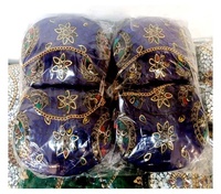 Sac de mode bohème fait main en mosaïque bleu style rock vintage pour femme, idéal pour les soirées, meilleur prix GC-BG-263 d'Inde.