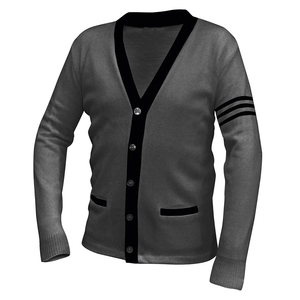 Pull cardigan personnalisé OEM pour femmes et style décontracté en tricot chaud d'hiver de couleur unie pour l'automne - Product Image 1