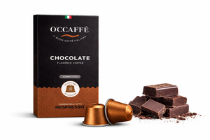 Cápsulas Compatibles con Cafeteras Italianas de Aluminio Occaffe, Caja de Chocolate con 10 Cápsulas en un Cartón para Café - Product Image 3