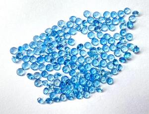 Topacio Azul Suizo 100% Natural, Corte Redondo, 4 mm, Facetado, Piedra Suelta, Gema Azul Cielo, Regalo para Ella, Tamaños Disponibles - Product Image 3