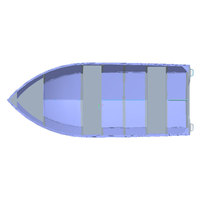 Bateau en aluminium portable de haute qualité, conçu pour les modèles de bateaux de pêche, écologique, durable, capacité de 3 personnes pour les plongeurs