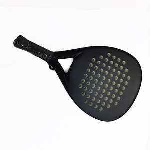Raquetas de Pádel de carbono gran oferta personalizadas de buena calidad en Stock, raquetas de Pádel duraderas, uso de entrenamiento de tenis, raqueta de Pádel baja MOQ - Product Image 4