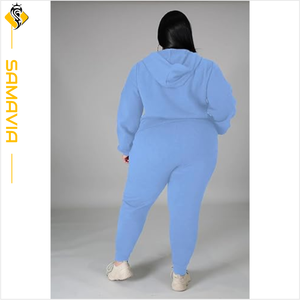 ชุดวอร์มแอคทีฟขนาดใหญ่พิเศษสำหรับผู้หญิงเนื้อนุ่มยืดหยุ่นและเหมาะสำหรับกีฬาและสันทนาการ - Product Image 2