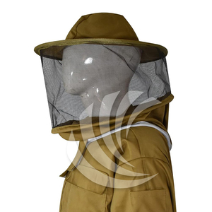 Chaqueta de Protección Apícola de Mezcla de Poliéster y Algodón con Velo Redondo, Traje de Apicultura a Prueba de Picaduras - Product Image 2