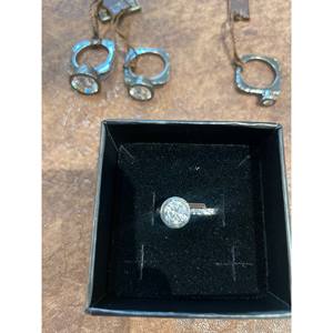 Fabriqué en Italie, bague artisanale unique pour femme avec pierre - Product Image 4