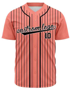 เสื้อเจอร์ซีย์เล่นกีฬาเบสบอลของผู้ชายเสื้อแห้งเร็วป้องกันแบคทีเรียพิมพ์โลโก้ได้ตามต้องการ - Product Image 1