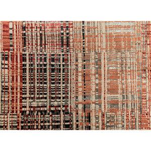 พรมไหมไผ่ผสมขนสัตว์ถักมือลาย Kavi Ivory รุ่น SRB(701) ลายแบบนามธรรม ไม่มีเชือกผูก สำหรับใช้ในบ้าน - Product Image 3