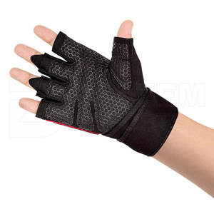 Haute Qualité Gym Workout Fitness Gants D'haltérophilie Logo Personnalisé Sport Workout Gants De Gymnastique Hommes et Femmes Avec Poignet - Product Image 3