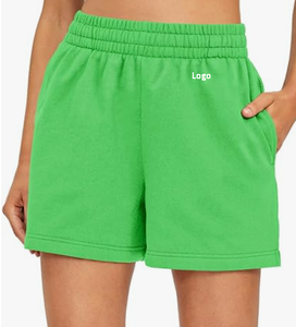 Women's High Waist <b>Shorts</b> with Pocket and Drawstring Custom Logo and <b>Shorts</b> Sets Comfy Casual Summer Running Gear - Product Image 4