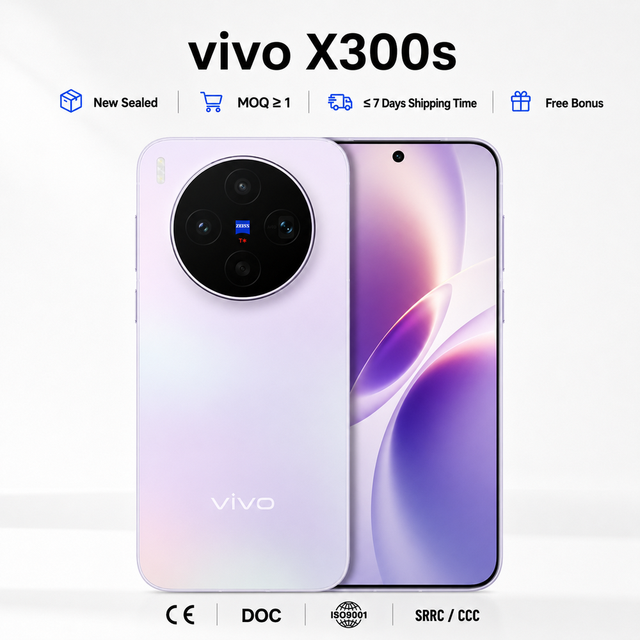 vivo X300s 5G Mobile Phone Original Unlocked Android Smartphone High Performance Camera Long Battery Wholesale Supplier in Stock