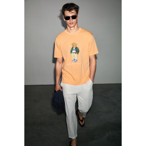 GRIMELANGE YECLA เสื้อยืดคอกลมพิมพ์ลายผ้าฝ้าย 100% สำหรับผู้ชาย - Product Image 2