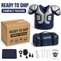 Ornement gonflable personnalisé en forme de protection d'épaule de football, équipement sportif, décoration gonflable pour festivals, rassemblements et marketing extérieur