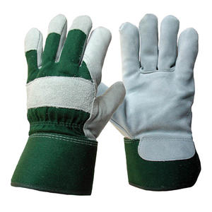 ถุงมือหนังวัวแยกนิ้วสำหรับงานหนักเครื่องจักรสำหรับงานอุตสาหกรรม - Product Image 2
