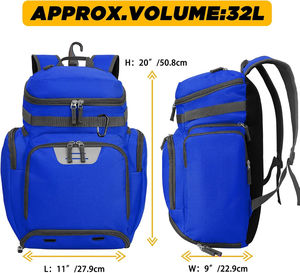 Men's Dry <b>Wet</b> Custom Logo Basketball Backpack, the Newest Style, Football Basketball Sports <b>Bag</b> - Product Image 1