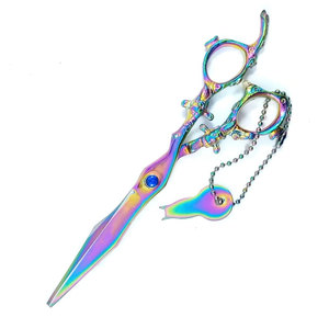 Barber <strong>Dragon</strong> <strong>Handle</strong> <strong>Scissors</strong> Professional Hair Cutting <strong>Scissors</strong> with Fancy Ergonomic <strong>Handle</strong> Premium Stainless Steel - Product Image 2